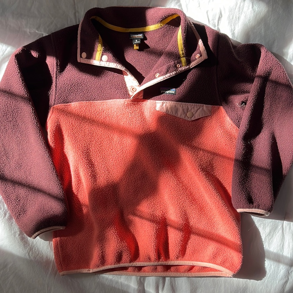 Patagonia Lightweight Synchilla Snap-T Fleece Pullover (girls size 10)🍁